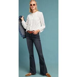 McGuire Black Denim Majorelle Flare Jeans Size 32 Anthropologie